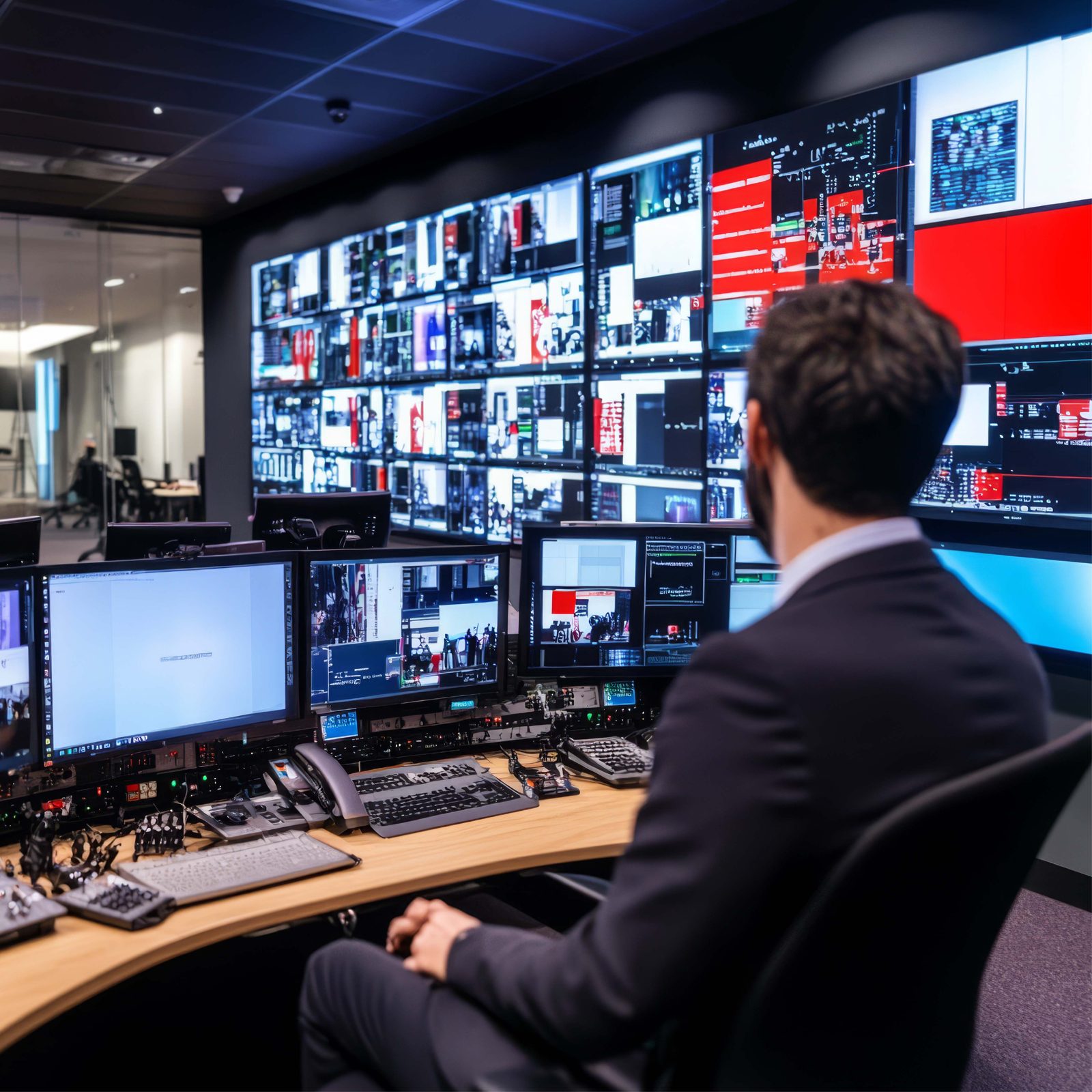 Media Intelligence & Technology live monitoring floor